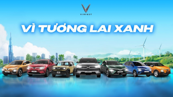 VinFast trưng bày toàn diện dải sản phẩm xe điện, có cả VF3, VF6 và VF7
