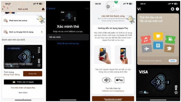 Dùng Apple Pay để không cần mang thẻ ngân hàng