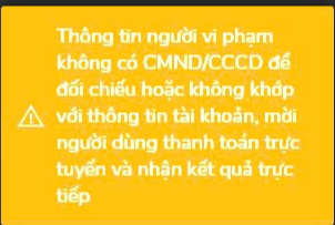 Có quyết định xử phạt nhưng không có lịch sử vi phạm