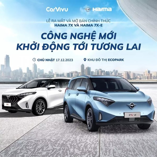 Hãng ô tô Trung Quốc Haima chốt lịch ra mắt tại Việt Nam vào ngày 17/12