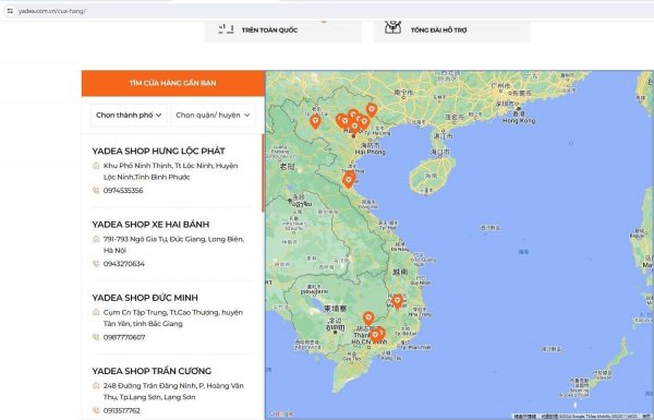 Cộng đồng mạng tranh cãi việc hãng xe máy điện Yadea đăng bản đồ không ghi Hoàng Sa, Trường Sa