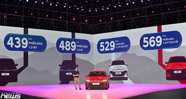 Trang bị trên 4 phiên bản Hyundai Accent 2024 tại Việt Nam khác nhau ra sao?