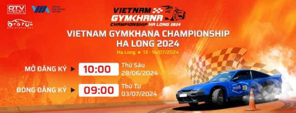Chính thức mở cổng đăng ký Giải đua Ô tô Gymkhana Vô địch Miền Bắc 2024