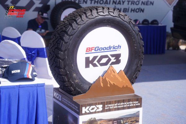 Dấu ấn năm thứ năm BFGoodrich tài trợ giải thưởng cho các nhà vô địch PVOIL VOC