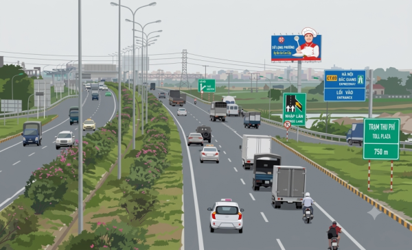 Cao tốc Hà Nội - Bắc Giang sắp mở rộng lên 8 làn: Chấm dứt cảnh xe máy đi chung với ô tô ?!