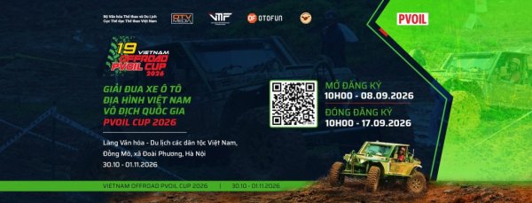 PVOIL VOC 2026: Mở đăng ký 08/9/2026, 80 đội thi đấu tại Đồng Mô