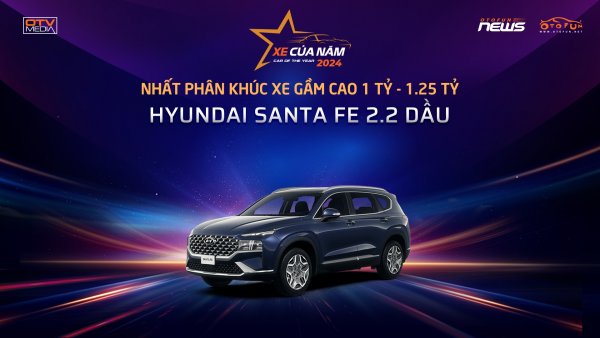 Santa Fe 2.2 Dầu vẫn được nhiều độc giả yêu thích