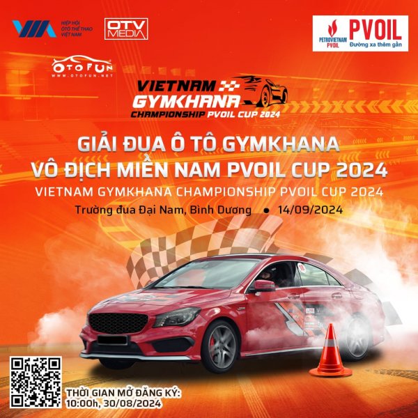 Giải đua Ô tô Gymkhana Vô địch Miền Nam PVOIL Cup 2024 và những điều cần biết