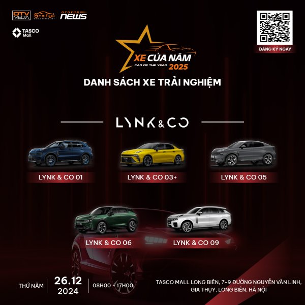 Lynk & Co đem gì đến sự kiện lái thử Xe Của Năm 2025?