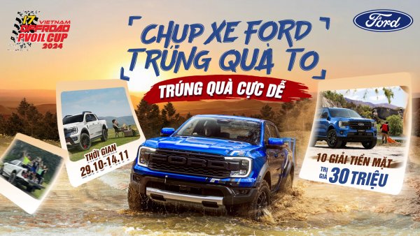 Mời các bác chơi Supergame: “Chụp xe Ford, trúng quà to” trúng 30 triệu tiền mặt