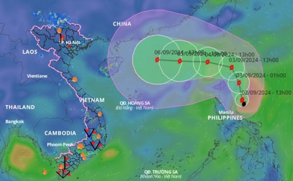 Bão to vào cuối tuần, cccm nên chú ý