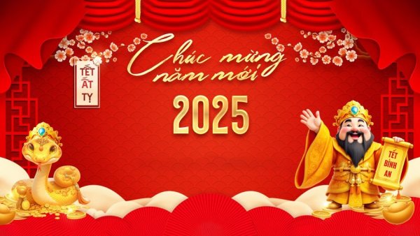 Chúc mừng năm mới - Xuân Ất Tỵ 2025