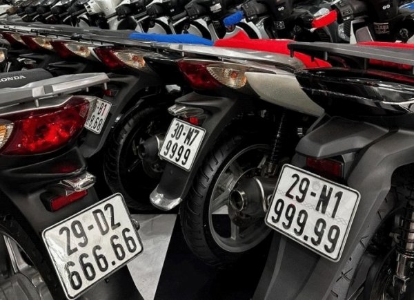 Đấu giá biển số xe máy, không thấp hơn 5 triệu đồng