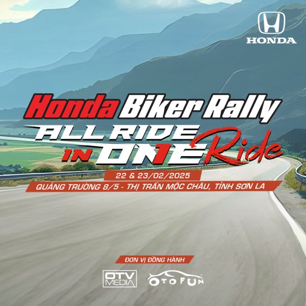 Mời cụ mợ Otofun đăng ký tham gia sự kiện Honda Biker Rally