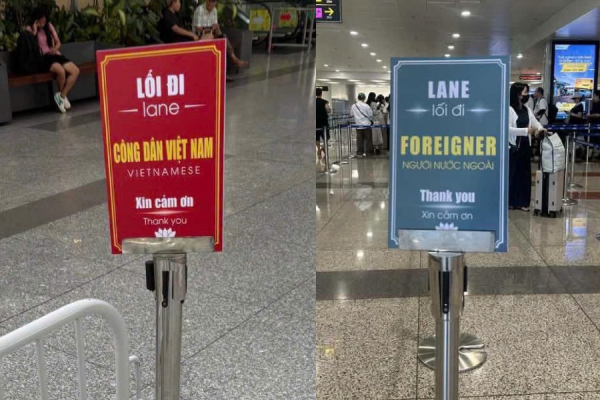 Nội Bài chính thức triển khai làn xuất nhập cảnh riêng cho công dân Việt Nam và cho người nước ngoài