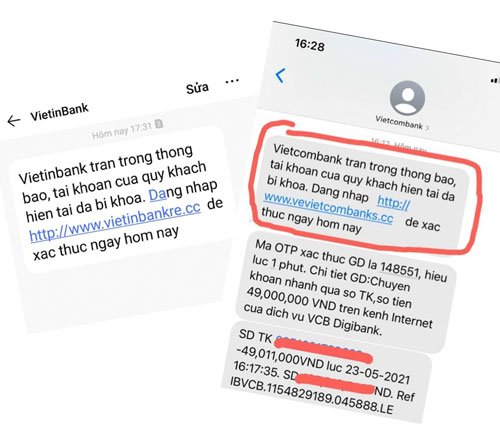 Chuyện mất tiền trong TK