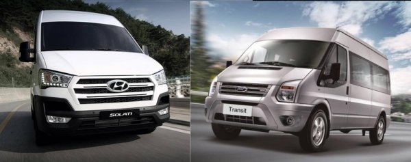 Cuộc đấu giữa Ford Transit thế hệ mới 2024 và Hyundai Solati