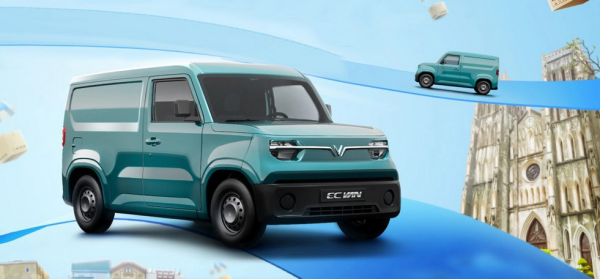 Xem nhanh EC Van: Xe tải điện đầu tiên của VinFast