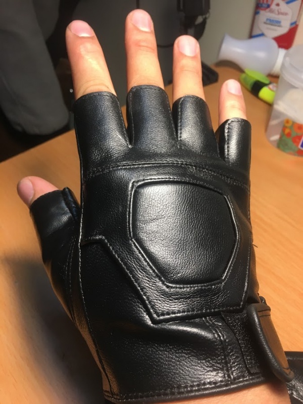 Găng tay nam nữ, găng tay biker da dê thật 100% cho các bác du xuân - 7