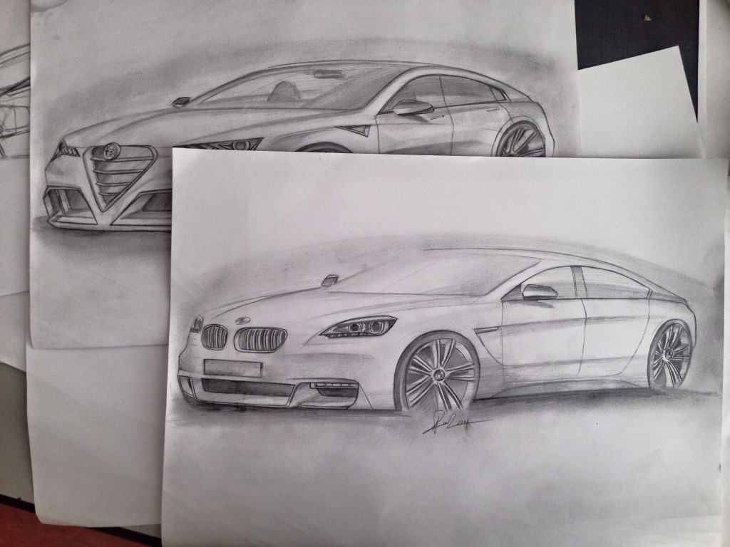 Nếu bạn là người yêu thích vẽ và ô tô, bộ sưu tập này của chúng tôi sẽ khiến bạn thích thú. Với bút chì 2B và sự khéo léo của người vẽ, BMW 6 series sẽ được tái hiện chân thật trong từng chi tiết. Hãy cùng khám phá hành trình từ ý tưởng đến bức vẽ hoàn chỉnh.