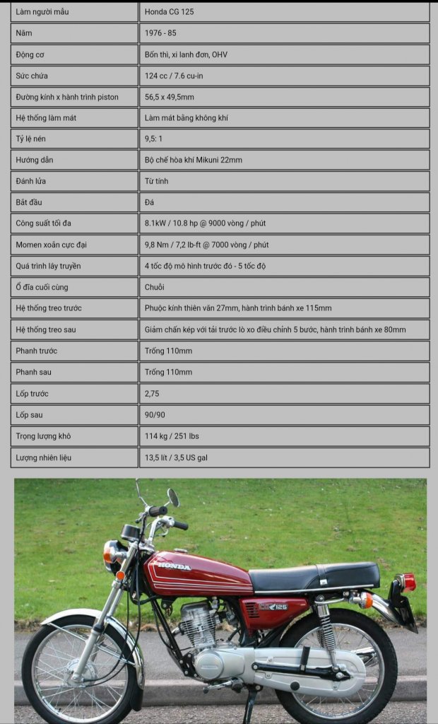 Xe côn tay Honda CG125 2022 có bản đặc biệt giá từ 267 triệu đồng