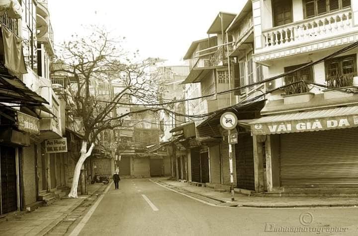 Hà Nội sáng mùng 1 Tết - Phố Hà Trung (phía chợ hàng Da).jpg