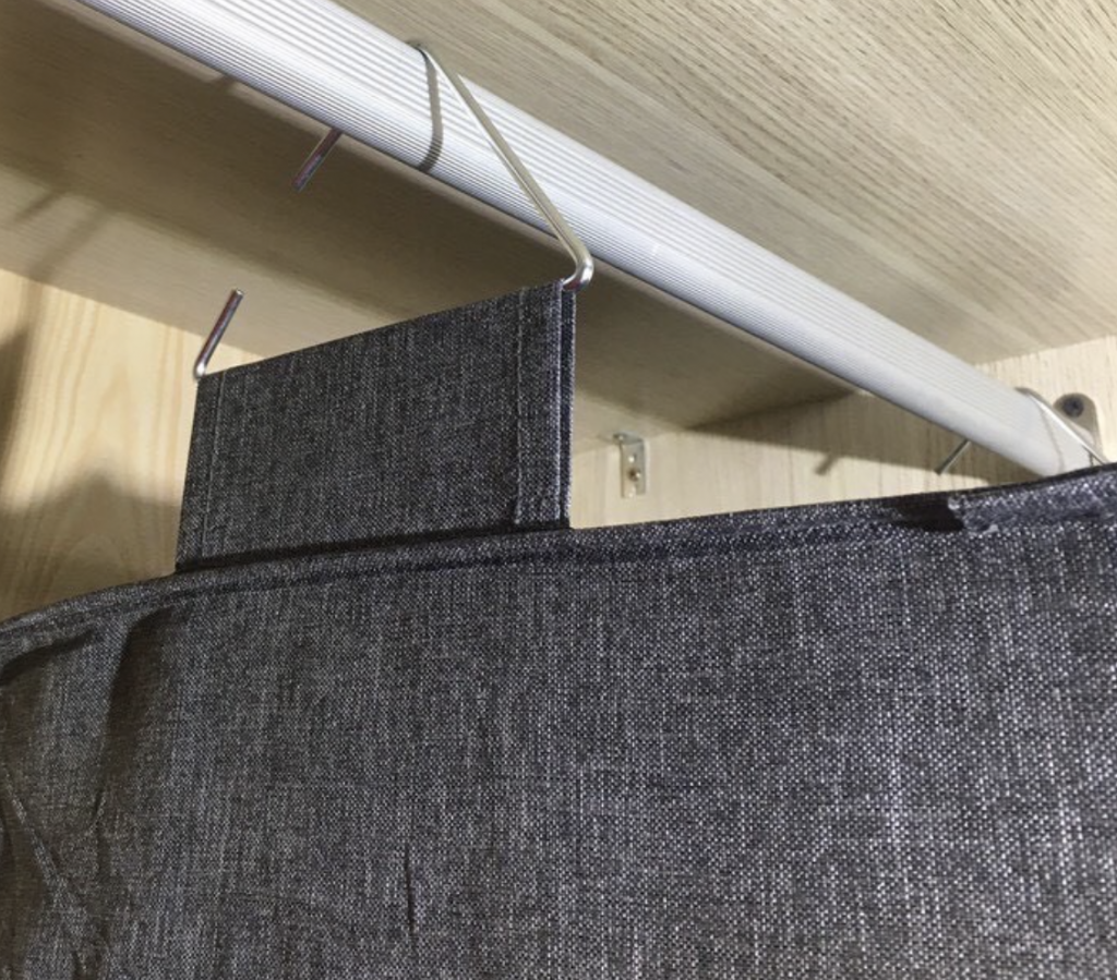 Túi vải treo tủ quần áo tiện lợi vải Oxfort 300D MA House MT4T-Grey4.png