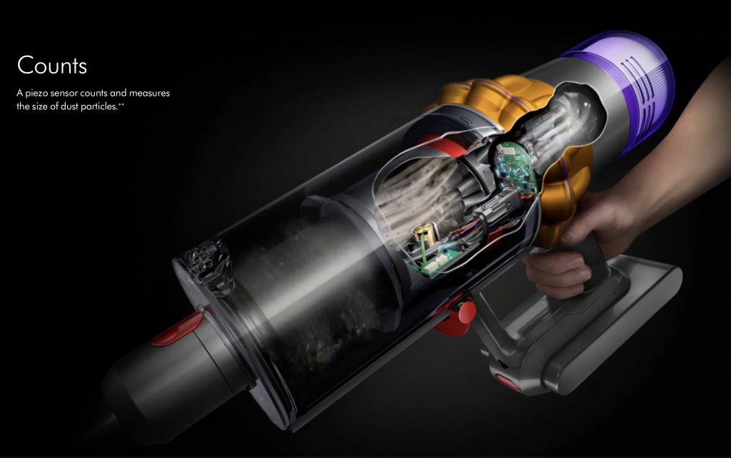 Máy hút bụi Dyson V15 Detech SV22 đo bụi bằng laser12.png