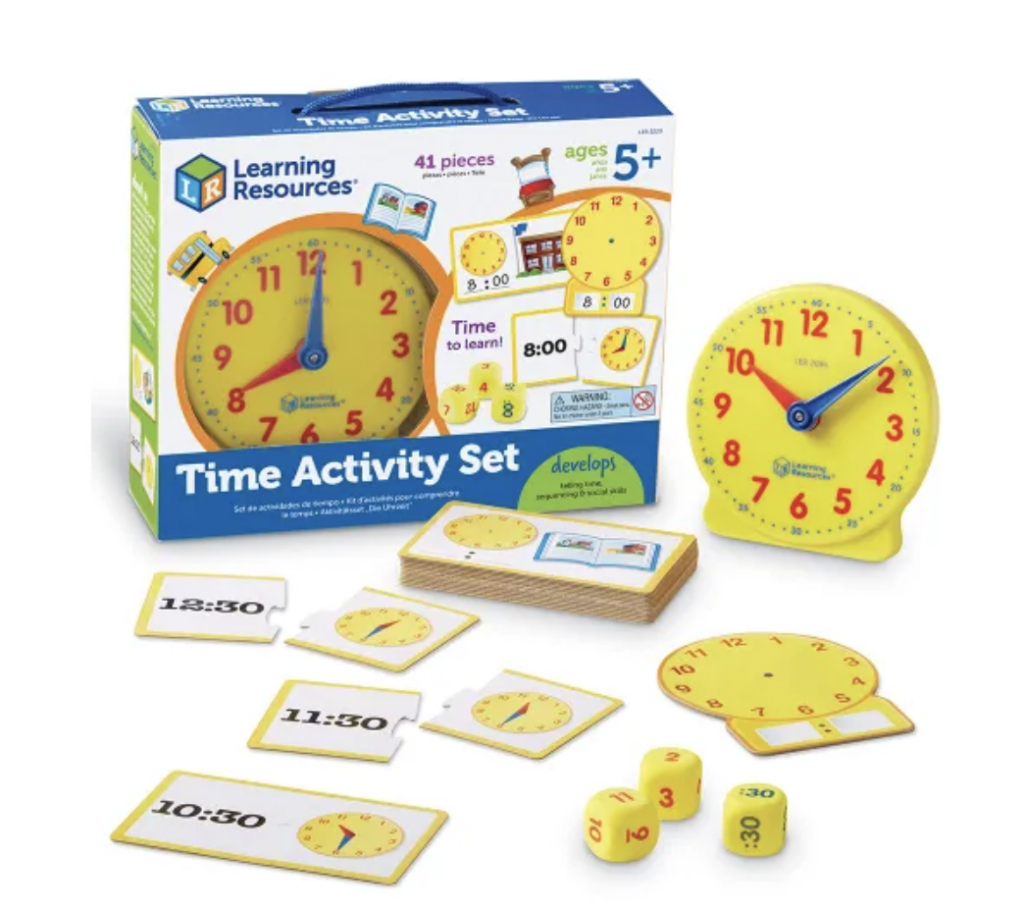 Bộ học xem giờ Time Activity Set Learning Resources LER 322010.png