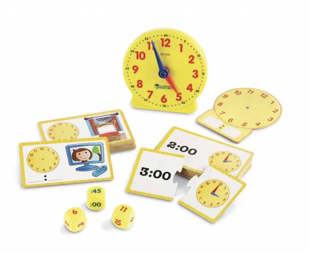 Bộ học xem giờ Time Activity Set Learning Resources LER 322011.png