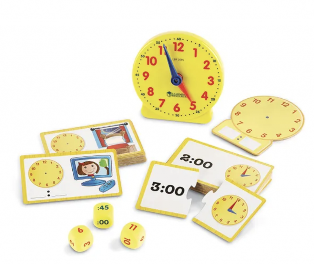 Bộ học xem giờ Time Activity Set Learning Resources LER 322012.png