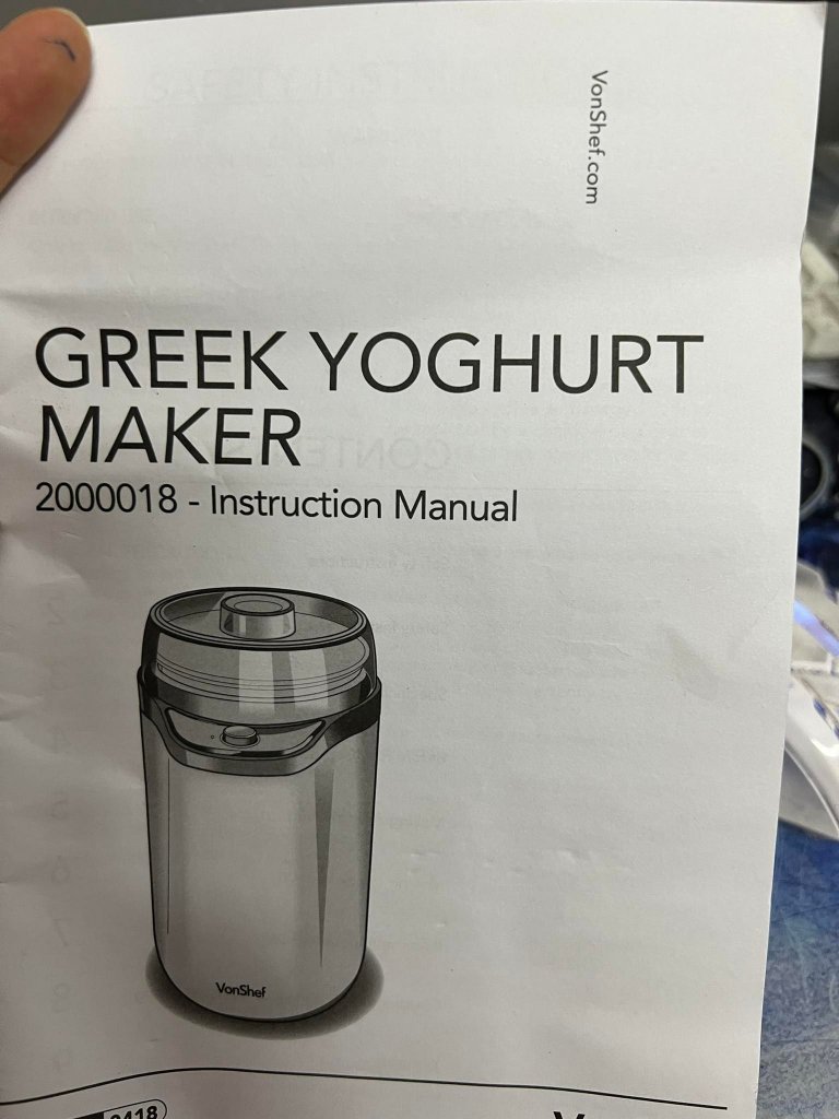 Máy làm sữa Chua Hy Lạp Vonshef ‎20000183.jpeg