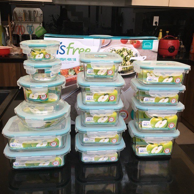 Bộ 15 hộp nhựa đựng thực phẩm Tritan Bisfree Table Top LocknLock LBF631S159.jpeg