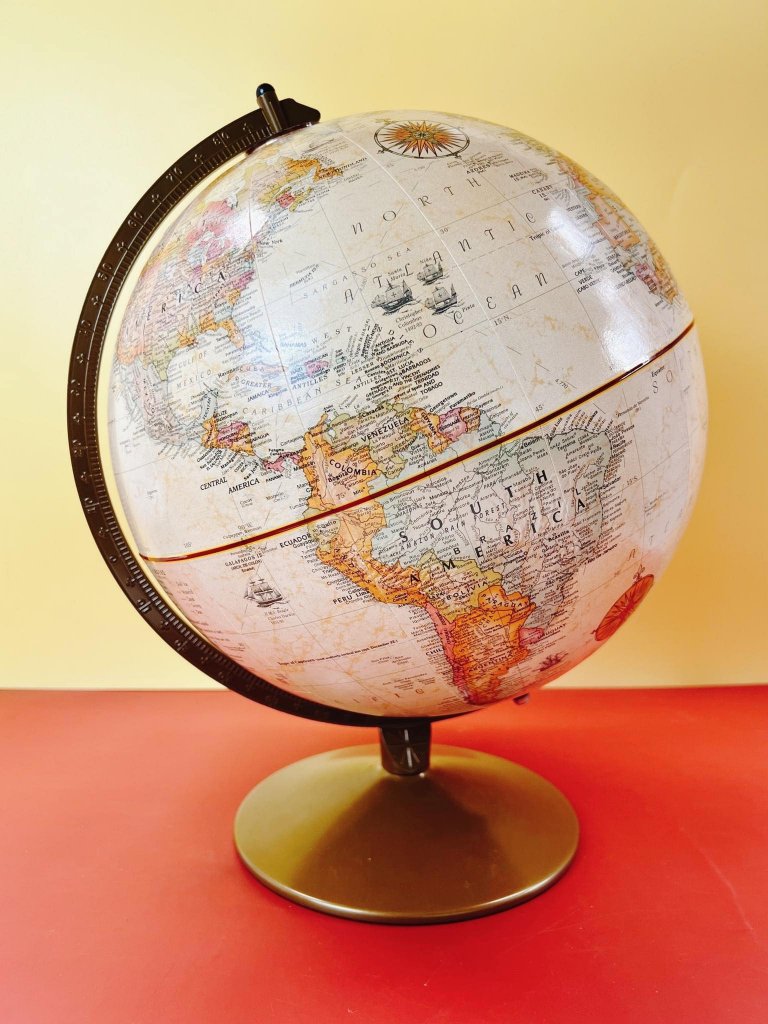 Quả địa cầu đế kim loại Replogle Globes Franklin 305012.jpeg