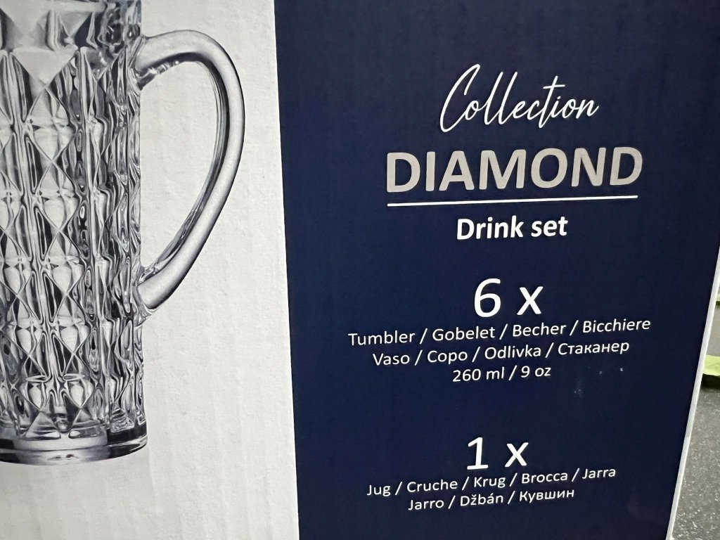 Bộ bình 1250ml và 6 cốc 260ml pha lê Crystal BOHEMIA Collection Diamond5.jpeg