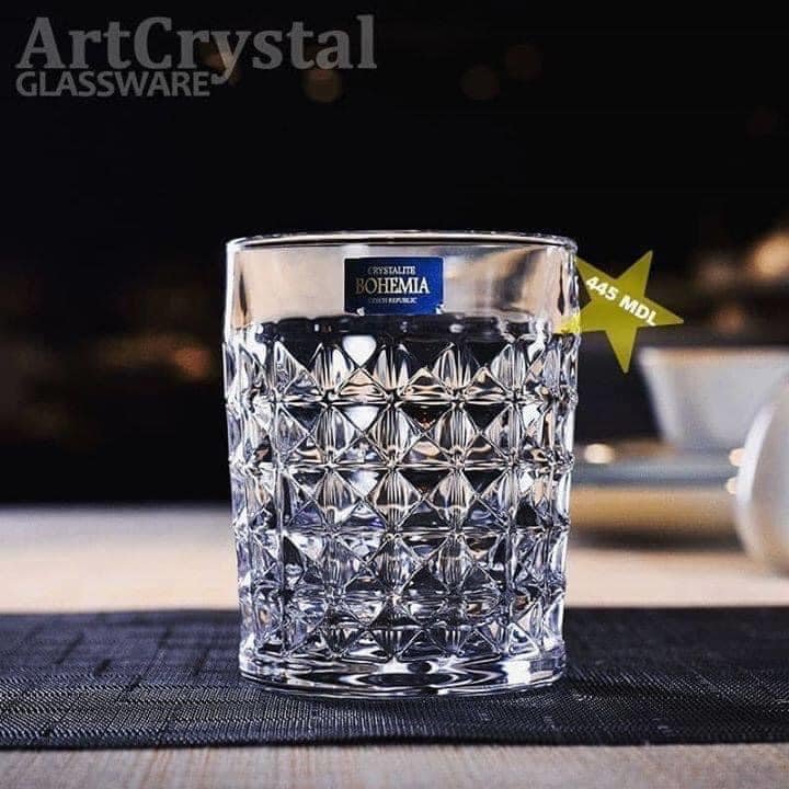 Bộ bình rượu và 6 cốc 230ml pha lê Crystal BOHEMIA Collection Diamond Whisky15.jpeg
