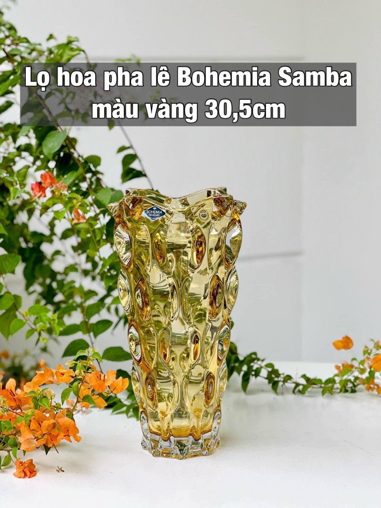 Lọ hoa pha lê cao cấp Bohemia Treasury Samba 305mm13.jpeg