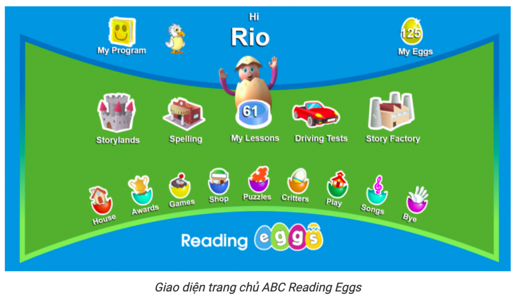 Tài khoản 01 năm sử dụng học tiếng Anh bản ngữ (4-7 tuổi) Reading eggs11.png