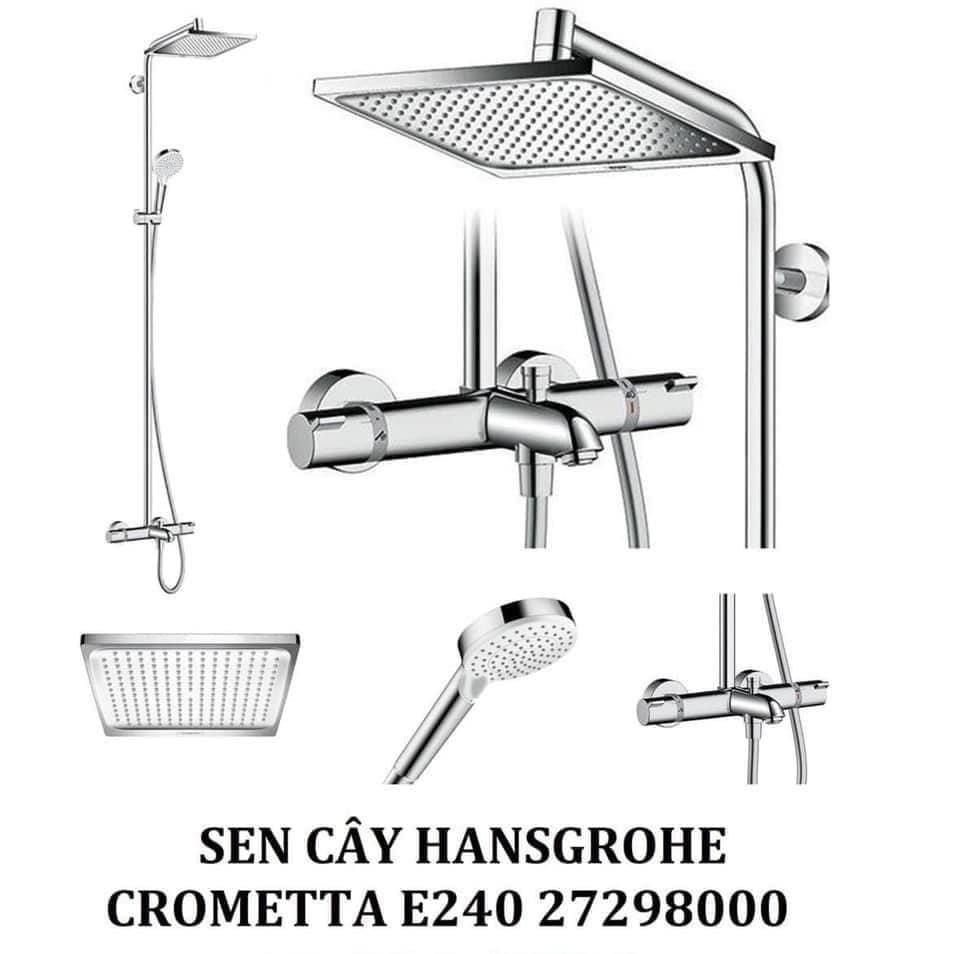 Sen cây tắm chỉnh nhiệt (có vòi phụ) Crometta Hansgrohe E240 27298000 - sản xuất tại Đức2.jpeg