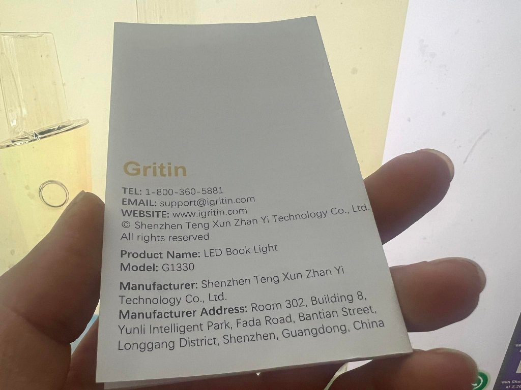 Đèn LED đọc sách sạc pin dạng kẹp Gritin G1330 - hàng Đức12.jpeg