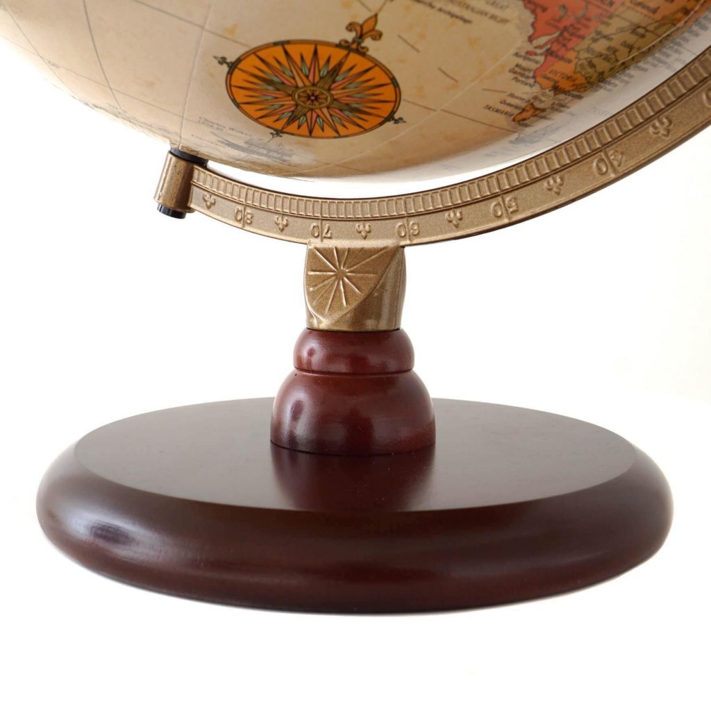 Quả địa cầu tông cổ điển đế gỗ Replogle Globes Piedmont 315349.jpeg