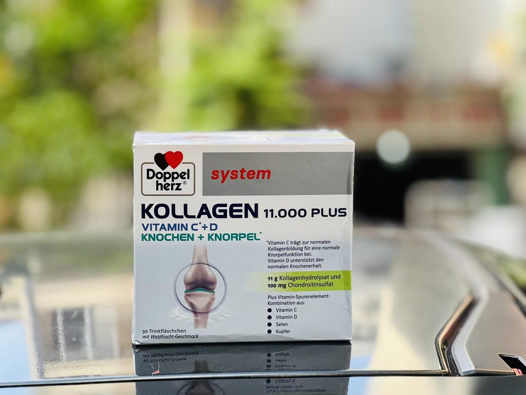 Hộp 30 ống 25ml Kollagen 11.000 Plus System Doppelherz PZN-076250398.jpeg