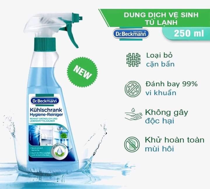 Chai 250ml dung dịch dạng xịt vệ sinh tủ lạnh Dr. Beckmann5.jpeg