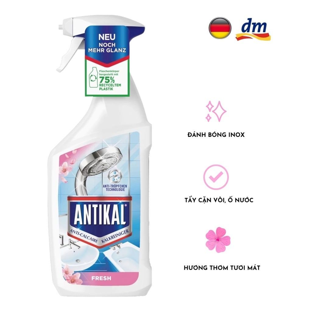 Chai tẩy cặn Canxi chống ăn mòn 700ml Antikal - nội địa Đức3.jpeg