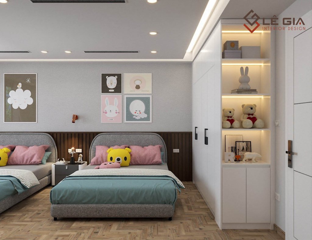 6. Thiết kế nội thất phòng ngủ trẻ em nhà phố đẹp (3).jpg
