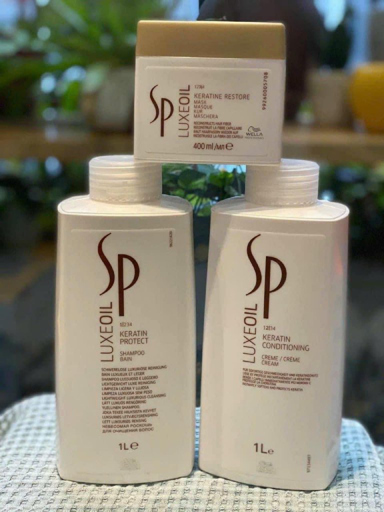 Dầu gội, xả, ủ Wella SP System Professional Luxe Oil Keratin - sản xuất tại Đức1.jpeg