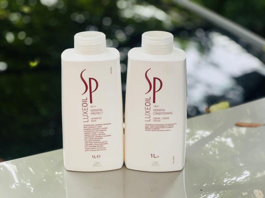 Dầu gội, xả, ủ Wella SP System Professional Luxe Oil Keratin - sản xuất tại Đức5.jpeg