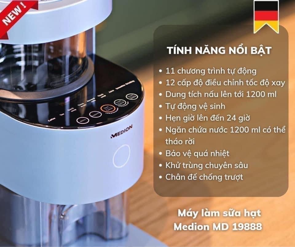 Máy làm sữa hạt công suất 400W Medion MD 19888 - Model 202314.jpeg