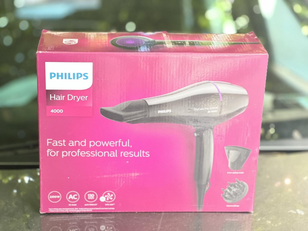 Máy sấy tóc 2200W có gió lạnh và 6 tốc độ Philips BHD274:005.jpeg