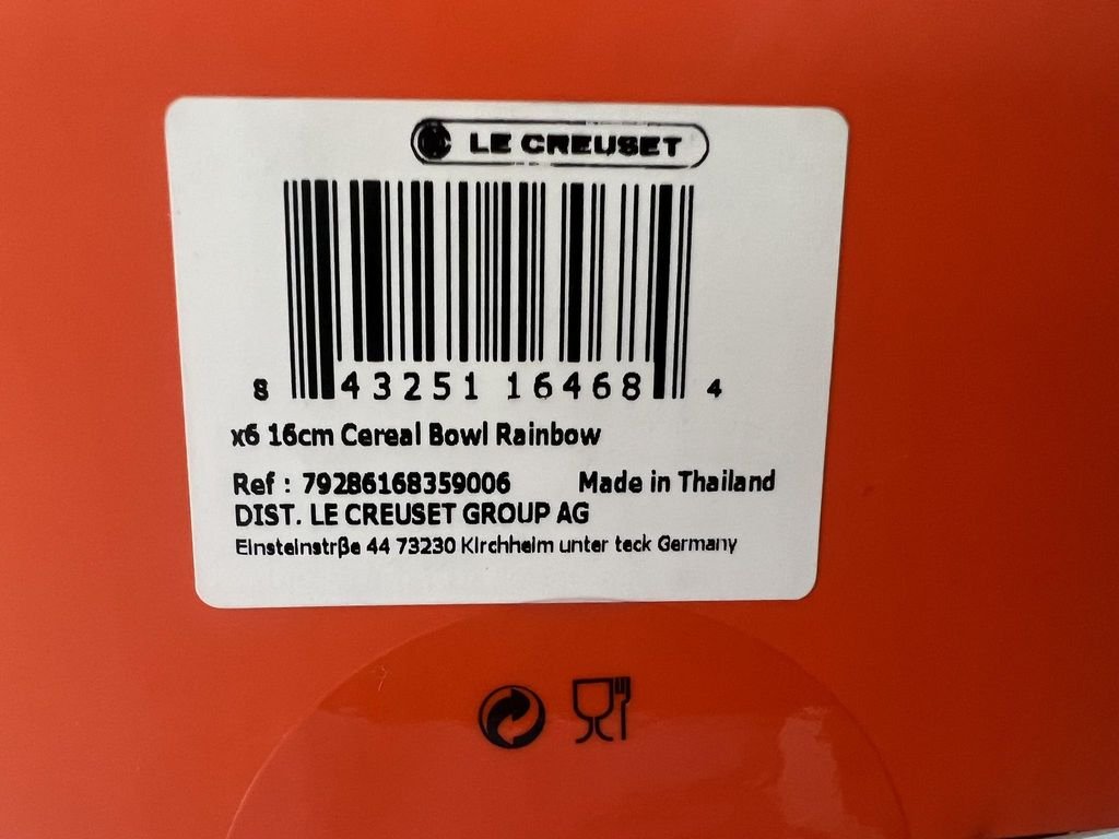 Bộ 6 bát sứ cầu vồng ăn ngũ cốc hoặc phở nhỏ 16cm Le Creuset21.jpeg